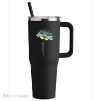 Namaste Rainbow Dala Flower Meditation Yoga Gift 40oz Vacuum Insulated Stainless Steel Travel Tumbler thumb 0