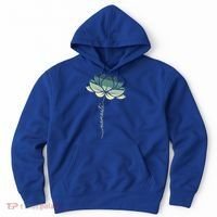 Namaste Rainbow Dala Flower Meditation Yoga Gift Hoodie thumb 0