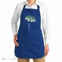Namaste Rainbow Dala Flower Meditation Yoga Gift Apron thumb 2