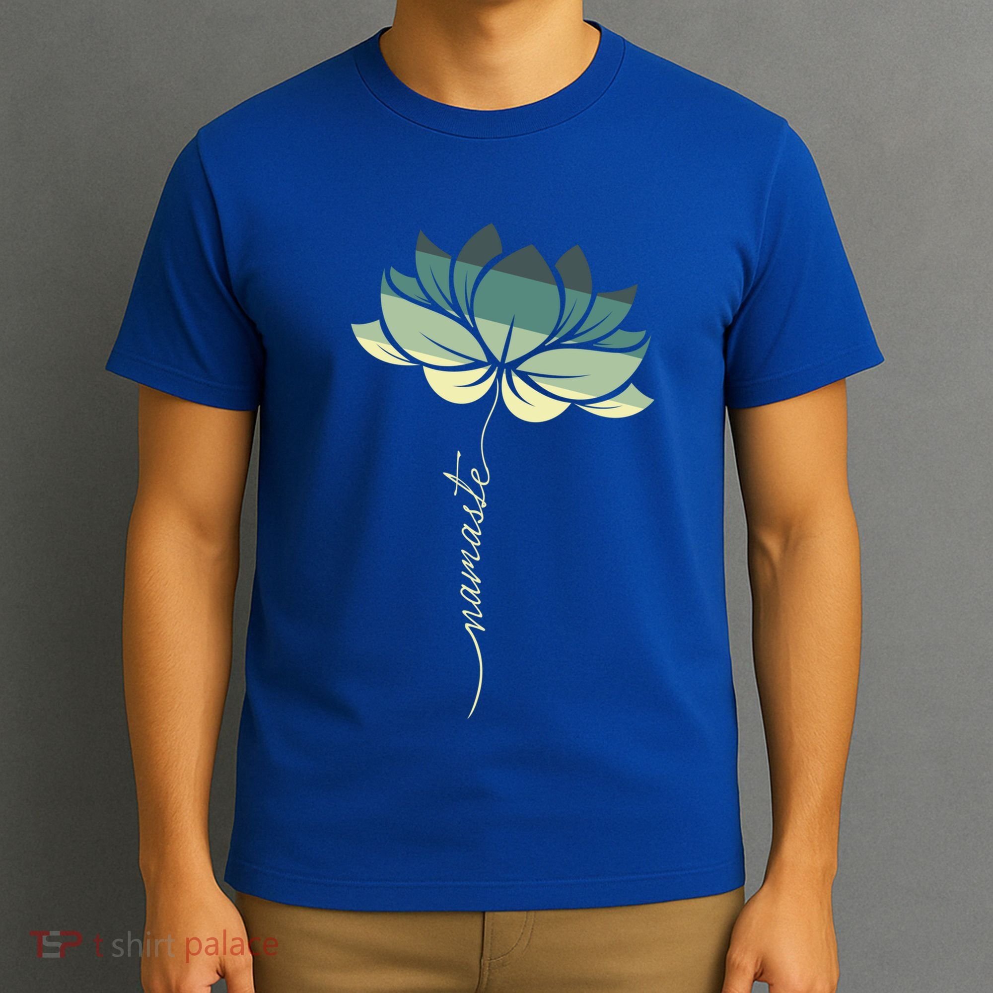 Namaste Rainbow Dala Flower Meditation Yoga Gift T-Shirt