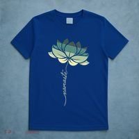 Namaste Rainbow Dala Flower Meditation Yoga Gift T-Shirt thumb 5