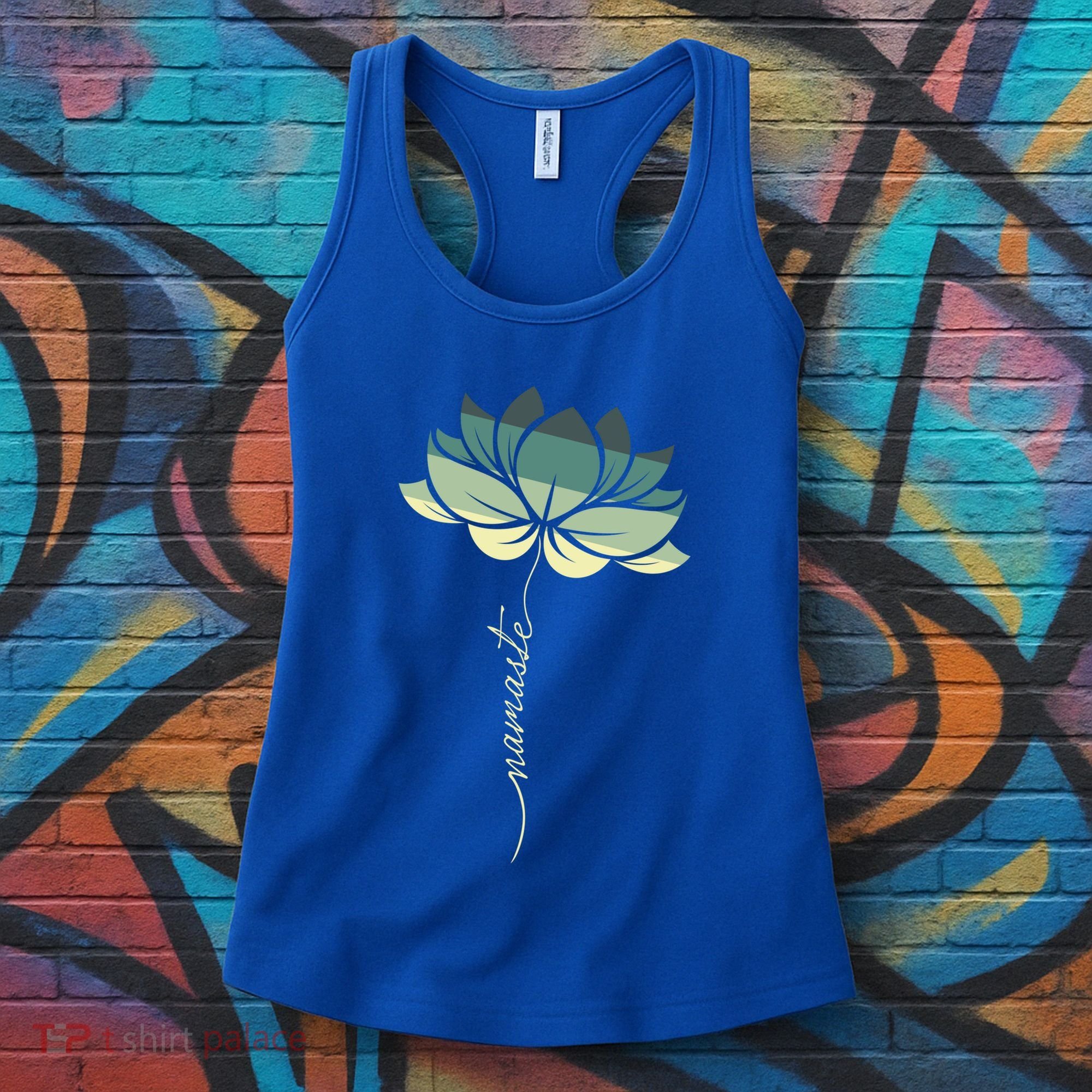 Namaste Rainbow Dala Flower Meditation Yoga Gift Women's Tank Top