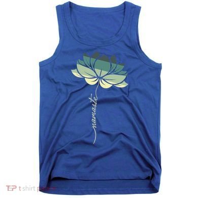 Namaste Rainbow Dala Flower Meditation Yoga Gift Tank Top