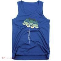 Namaste Rainbow Dala Flower Meditation Yoga Gift Tank Top thumb 0