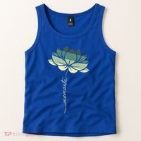 Namaste Rainbow Dala Flower Meditation Yoga Gift Tank Top thumb 2