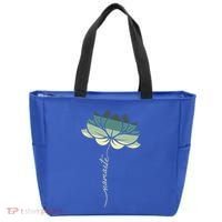 Namaste Rainbow Dala Flower Meditation Yoga Gift Tote Bag thumb 0