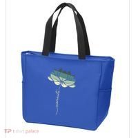 Namaste Rainbow Dala Flower Meditation Yoga Gift Tote Bag thumb 3