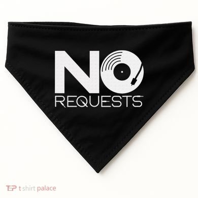 No Requests DJ Cool DJ Gear Music DJ USA-Made Doggie Bandana
