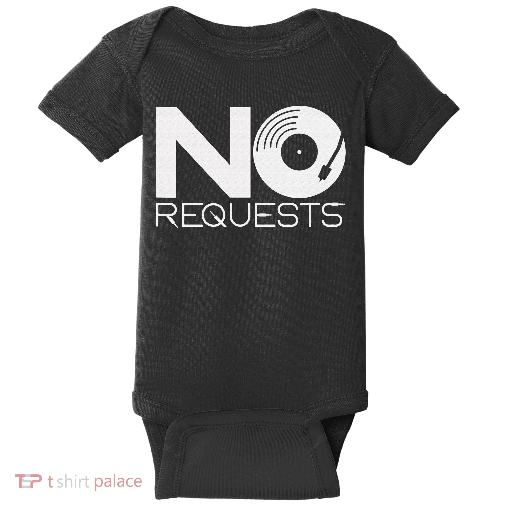 No Requests DJ Cool DJ Gear Music DJ Baby Bodysuit