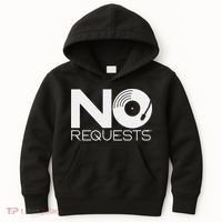 No Requests DJ Cool DJ Gear Music DJ Kids Hoodie thumb 0
