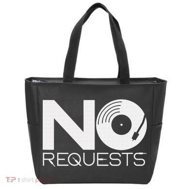 No Requests DJ Cool DJ Gear Music DJ Tote Bag