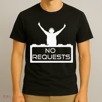 No Requests DJ Cool DJ Gear Music DJ S Deejay T-Shirt thumb 3
