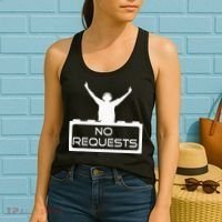 No Requests DJ Cool DJ Gear Music DJ S Deejay Women's Tank Top thumb 2