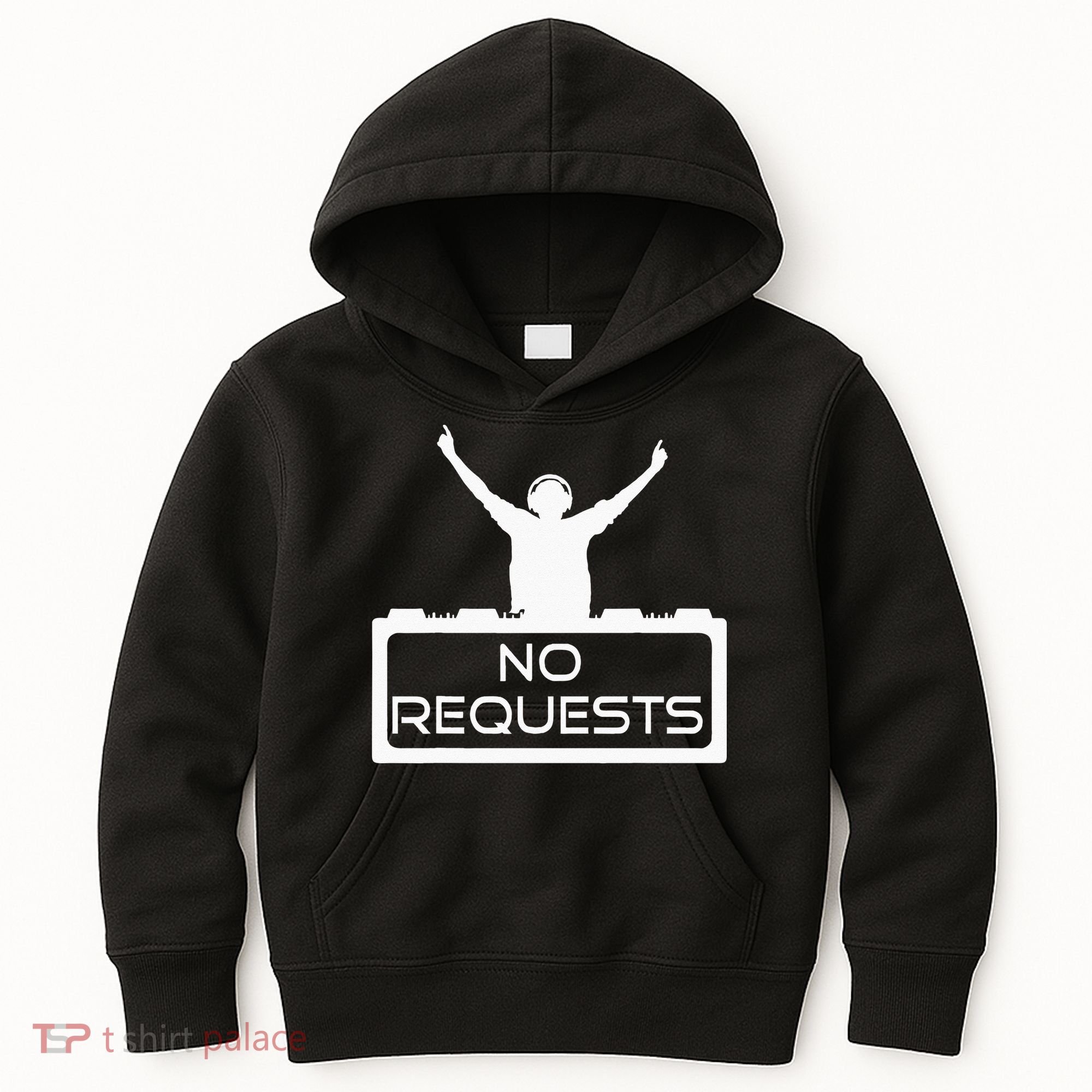 No Requests DJ Cool DJ Gear Music DJ S Deejay Kids Hoodie