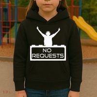 No Requests DJ Cool DJ Gear Music DJ S Deejay Kids Hoodie thumb 3