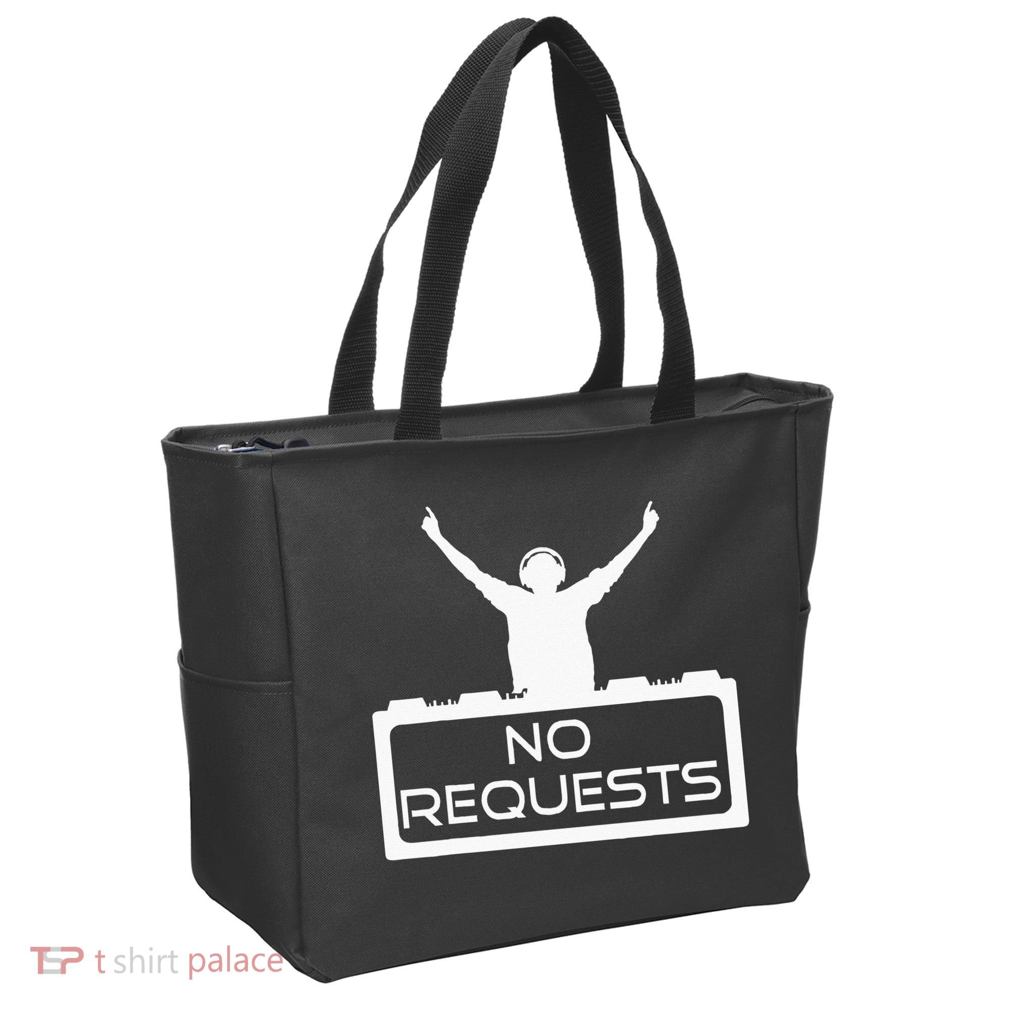 No Requests DJ Cool DJ Gear Music DJ S Deejay Tote Bag