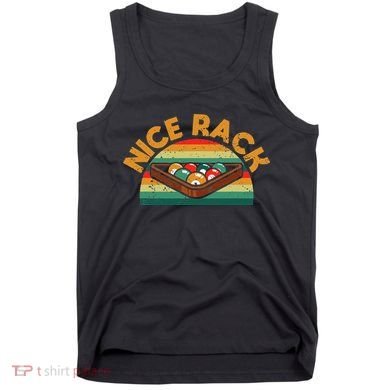 Nice Rack Funny Billiards Player Vintage Pool Balls Billiard Tank Top