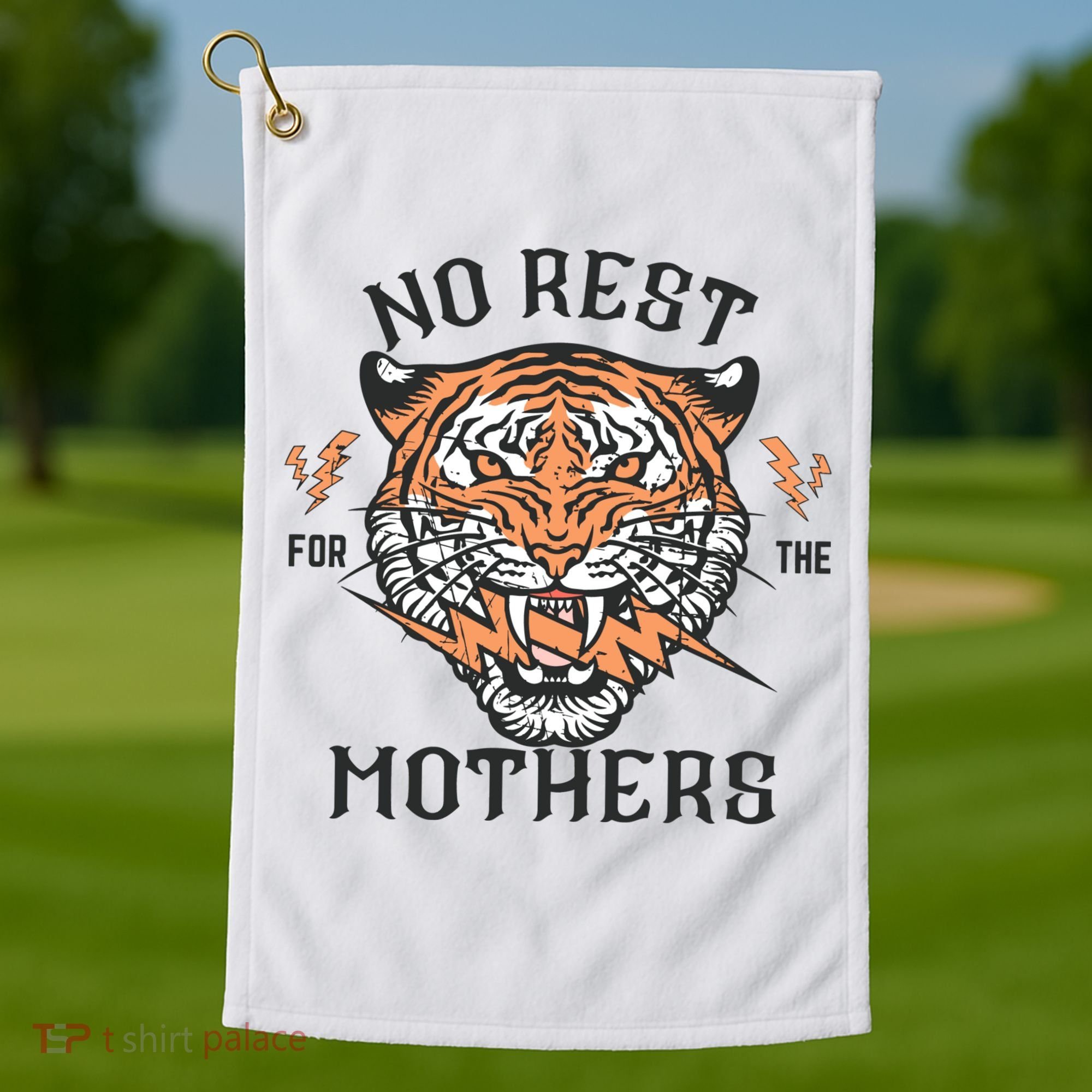 No Rest For The Mothers Badass Mama Golf Towel
