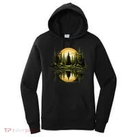 Nature Reflection Forest Trees Outdoor Wildlife Women's Hoodie thumb 0