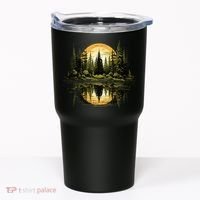 Nature Reflection Forest Trees Outdoor Wildlife Tumbler thumb 0