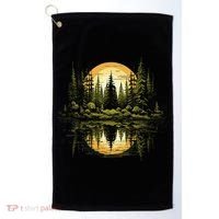 Nature Reflection Forest Trees Outdoor Wildlife Golf Towel thumb 0