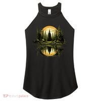 Nature Reflection Forest Trees Outdoor Wildlife Women's Perfect Tri Rocker Tank thumb 0