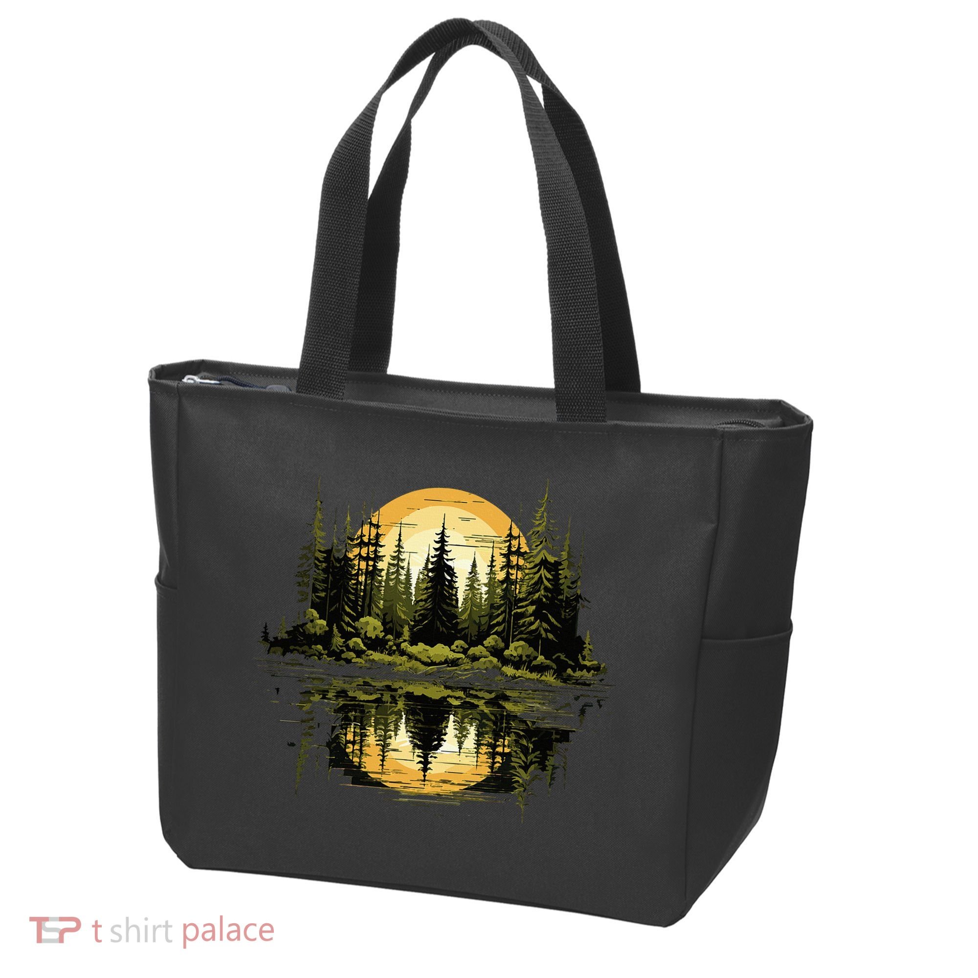 Nature Reflection Forest Trees Outdoor Wildlife Tote Bag