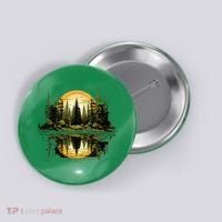 Nature Reflection Forest Trees Outdoor Wildlife Button thumb 0