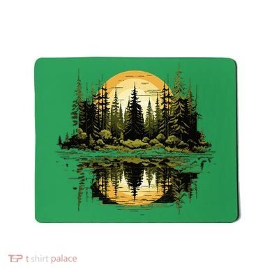 Nature Reflection Forest Trees Outdoor Wildlife Mousepad