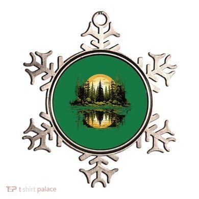 Nature Reflection Forest Trees Outdoor Wildlife Ornament