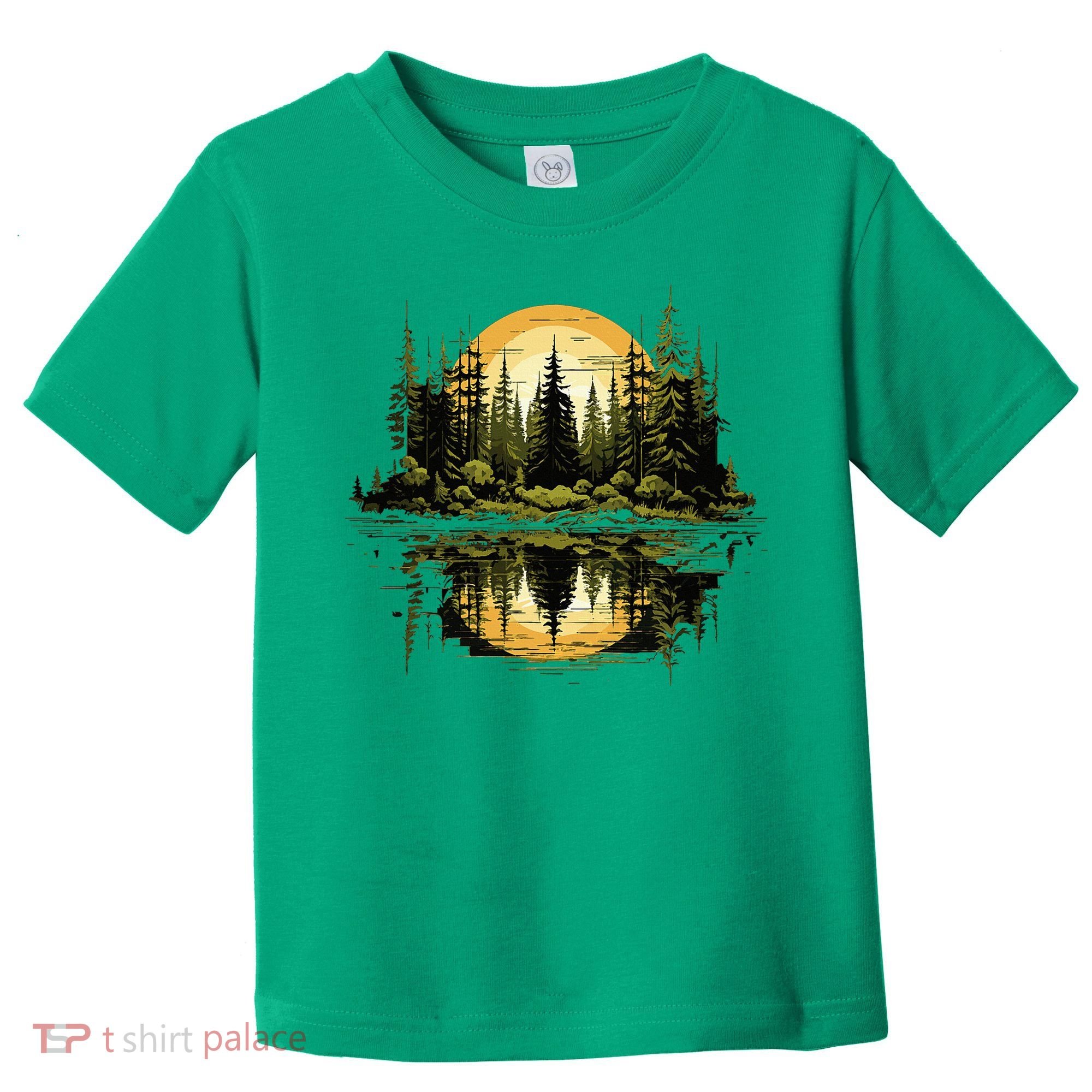 Nature Reflection Forest Trees Outdoor Wildlife Toddler T-Shirt