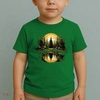 Nature Reflection Forest Trees Outdoor Wildlife Toddler T-Shirt thumb 2