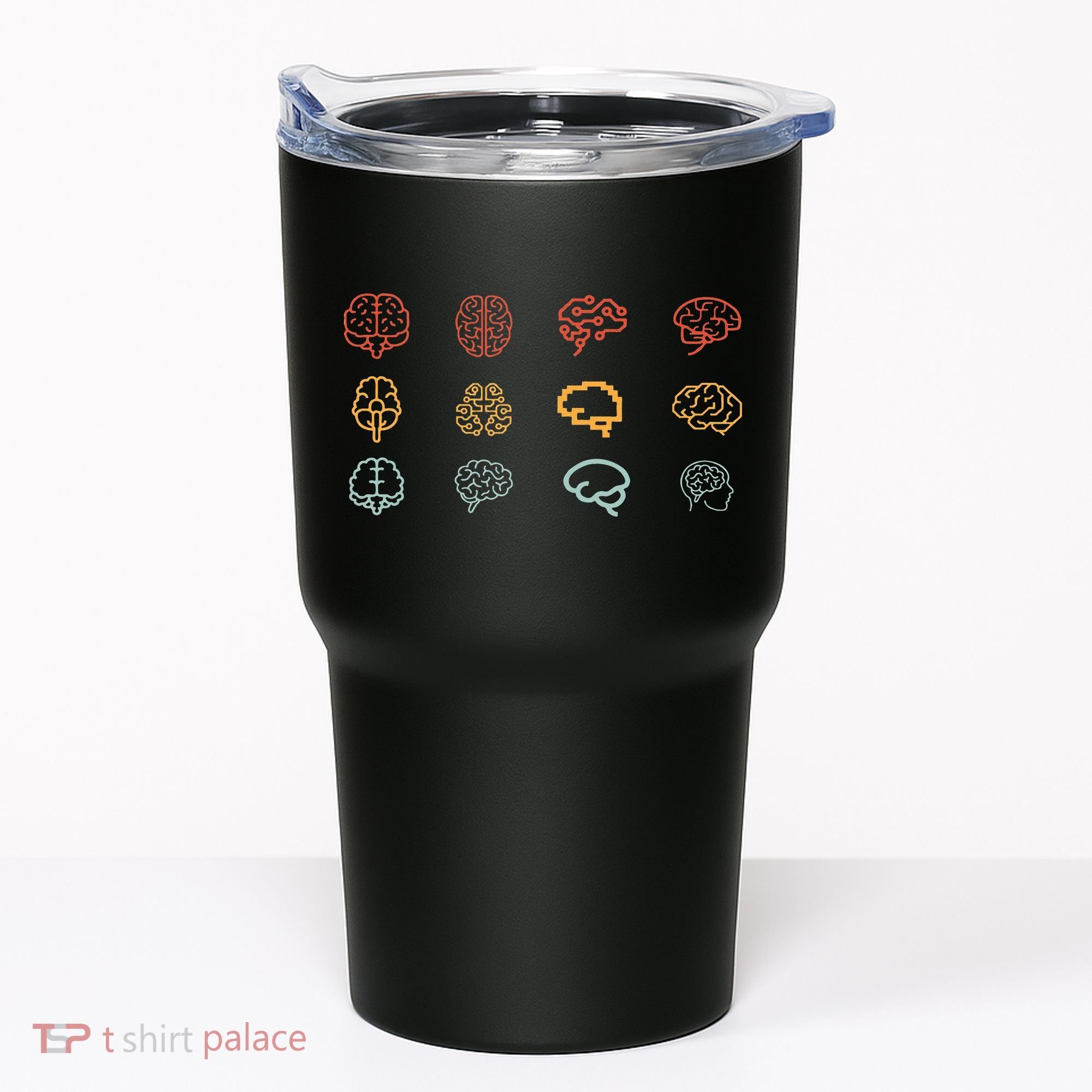 neuroscience retro graphic brain science for neurologist Tumbler