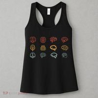 neuroscience retro graphic brain science for neurologist Women's Tank Top thumb 3