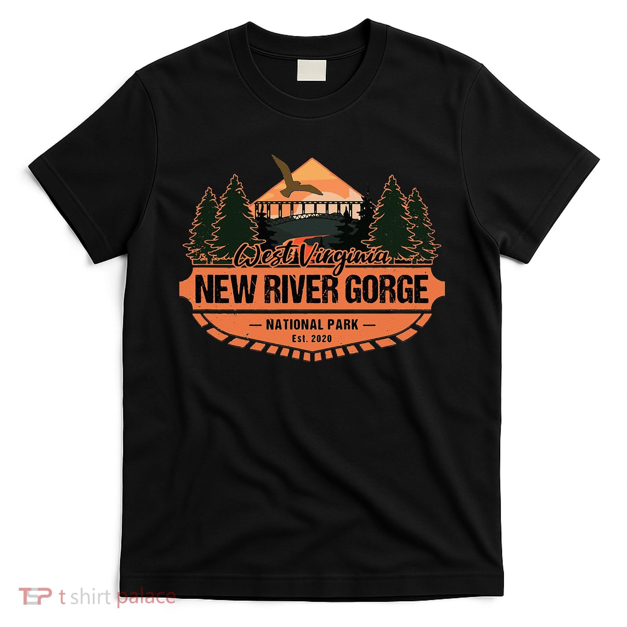 New River Gorge National Park West Virginia Hiking Souvenir T-Shirt