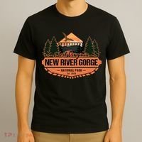 New River Gorge National Park West Virginia Hiking Souvenir T-Shirt thumb 3