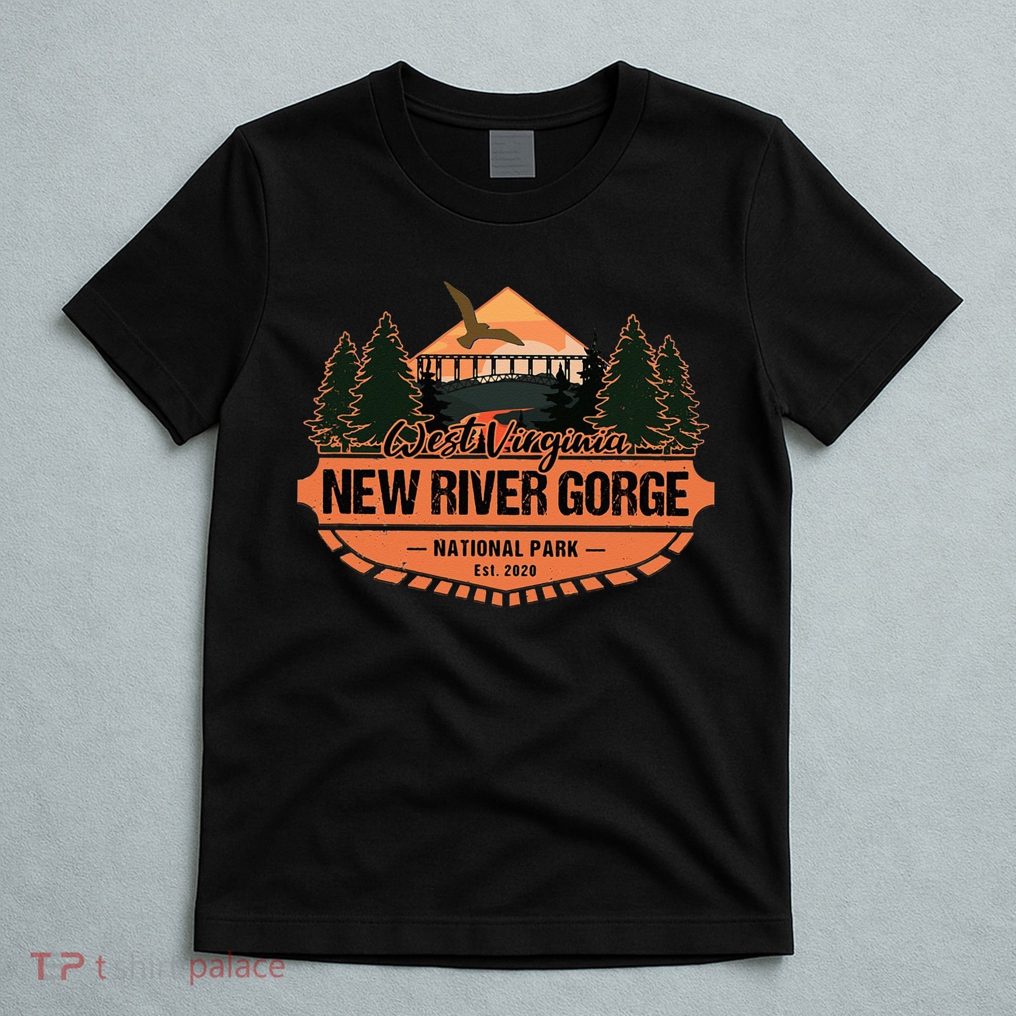 New River Gorge National Park West Virginia Hiking Souvenir T-Shirt