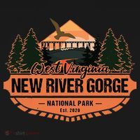 New River Gorge National Park West Virginia Hiking Souvenir Mousepad thumb 1