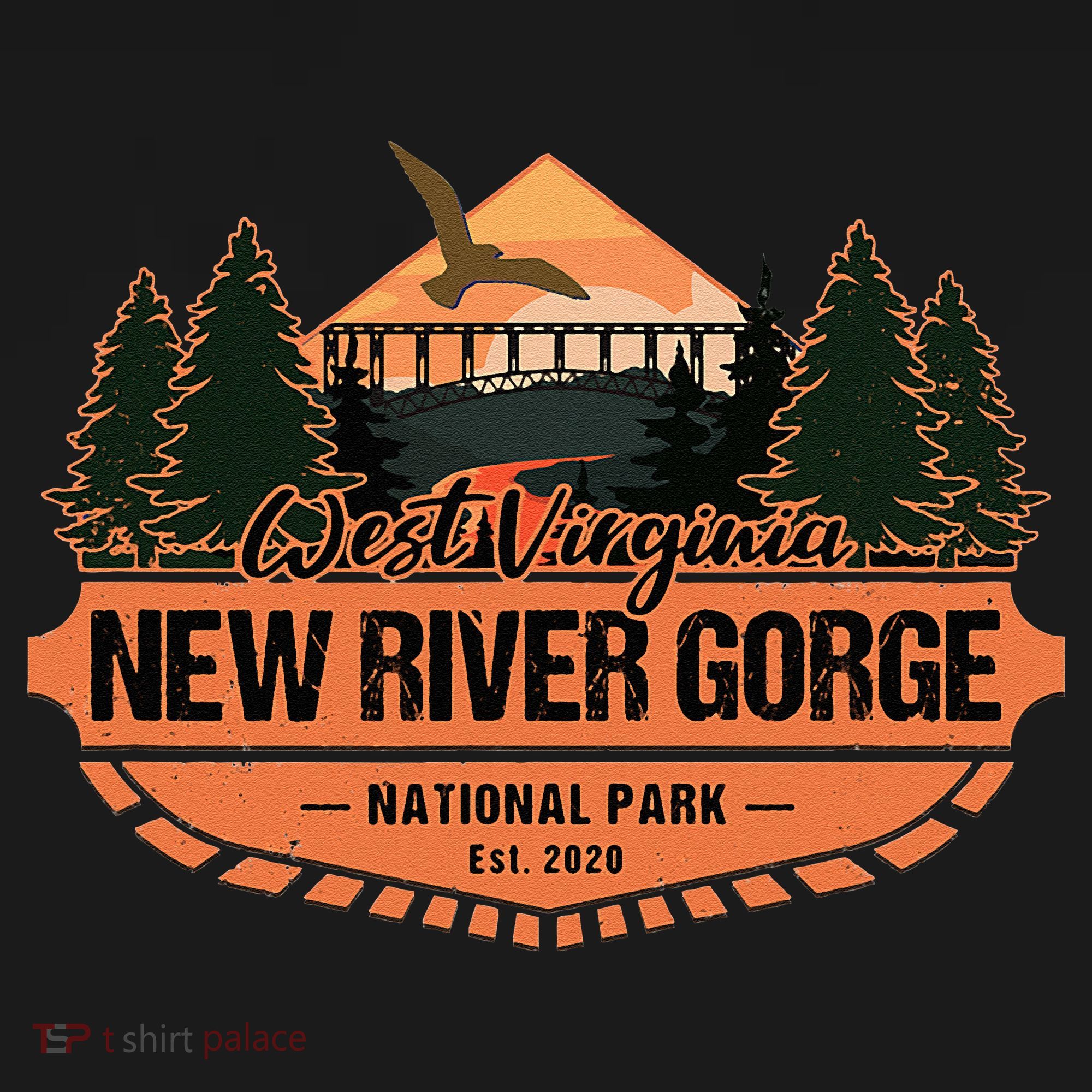 New River Gorge National Park West Virginia Hiking Souvenir Mousepad