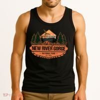 New River Gorge National Park West Virginia Hiking Souvenir Tank Top thumb 3