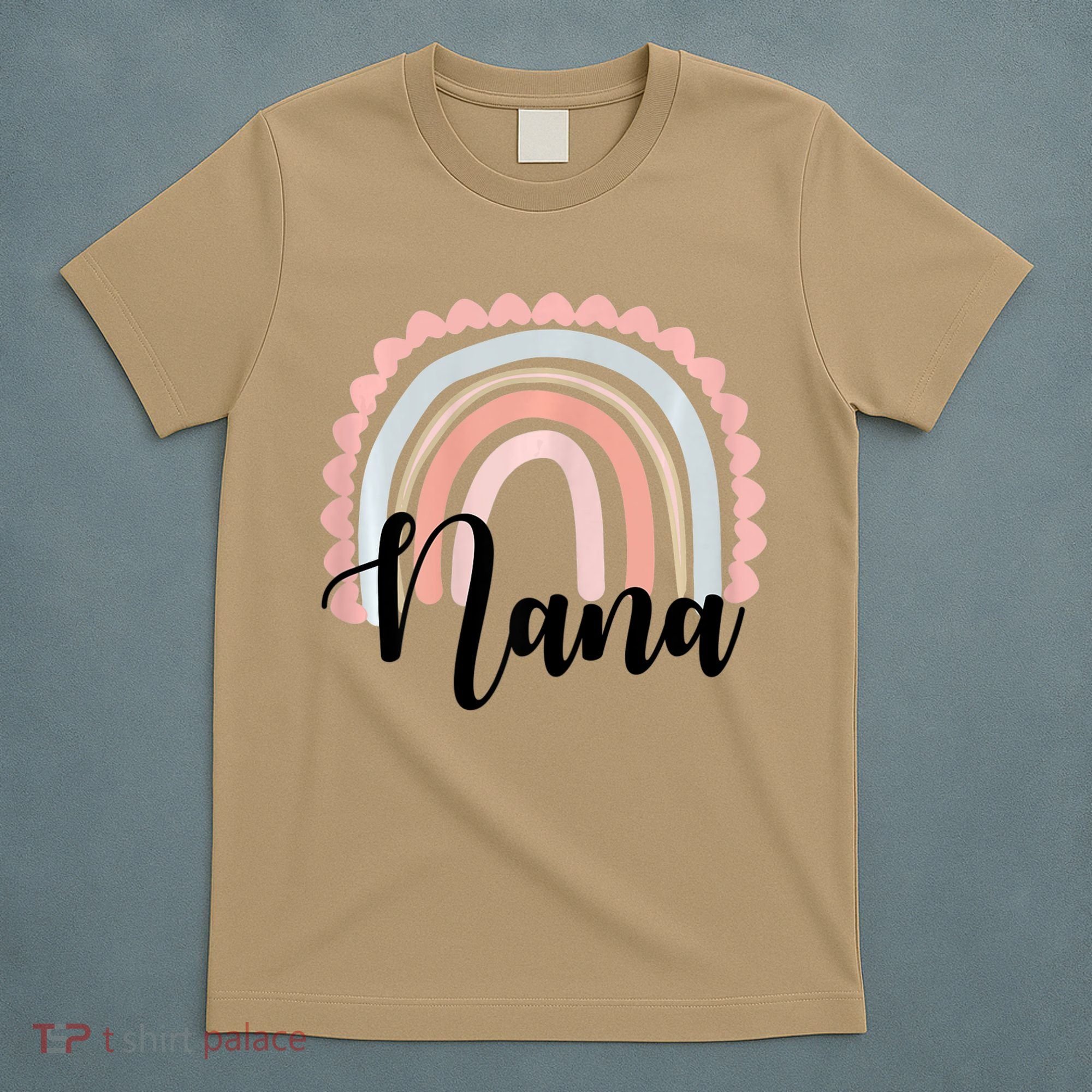Nana Rainbow Grandma Christmas Mother's Day T-Shirt