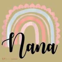Nana Rainbow Grandma Christmas Mother's Day Mousepad thumb 1