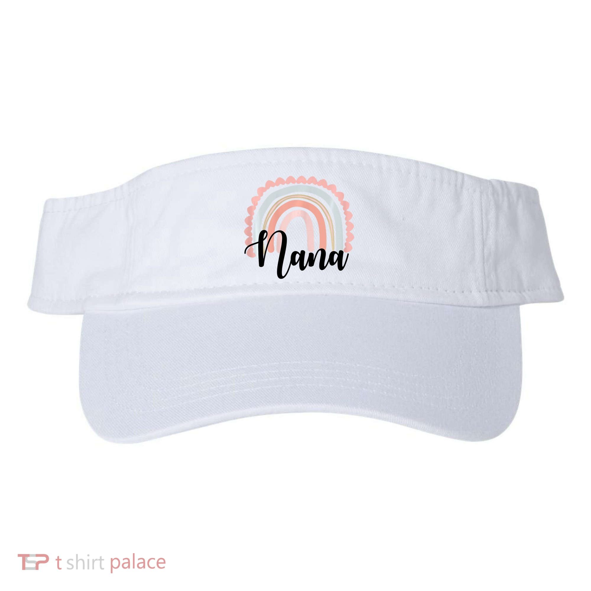Nana Rainbow Grandma Christmas Mother's Day Visor