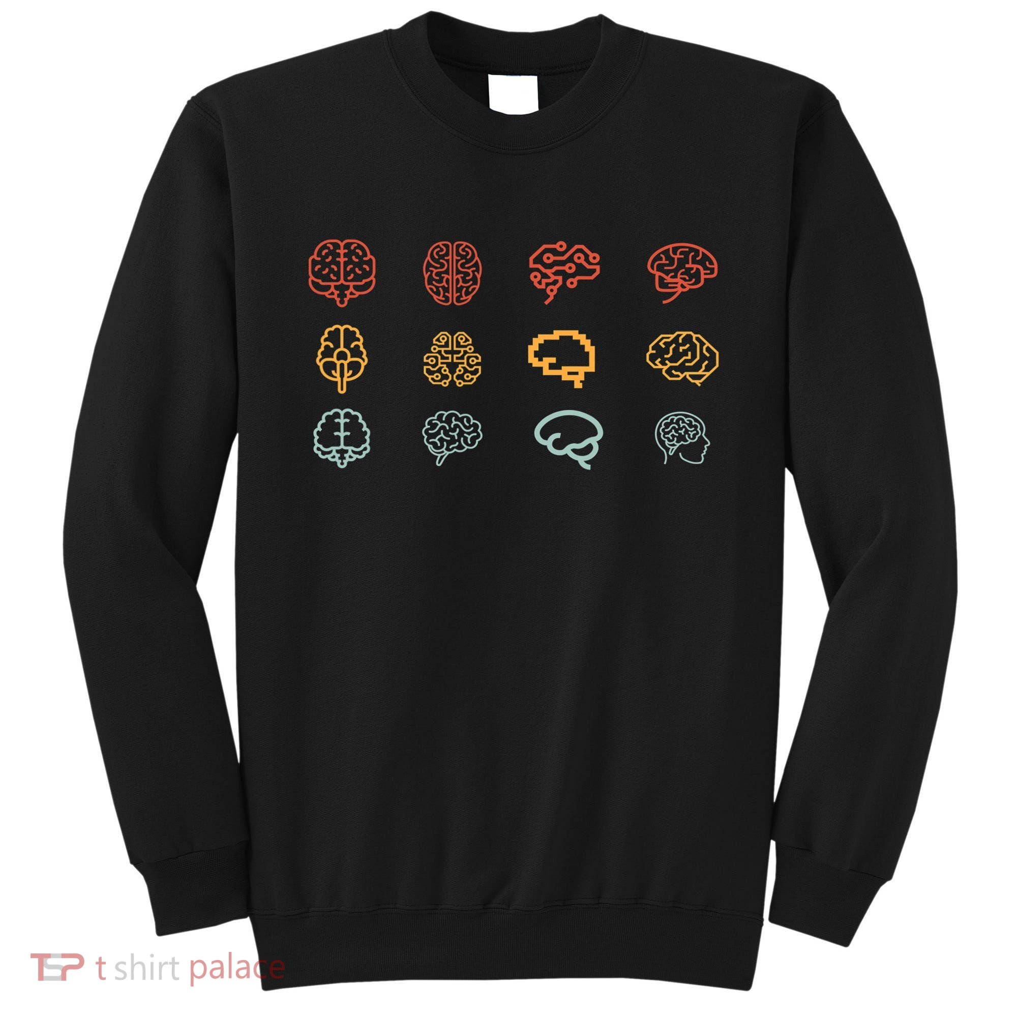 Neuroscience Retro Graphic Brain Science For Neurologist Sweatshirt