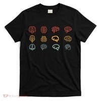 Neuroscience Retro Graphic Brain Science For Neurologist T-Shirt thumb 0