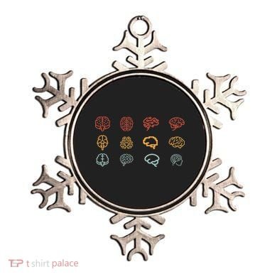 Neuroscience Retro Graphic Brain Science For Neurologist Ornament