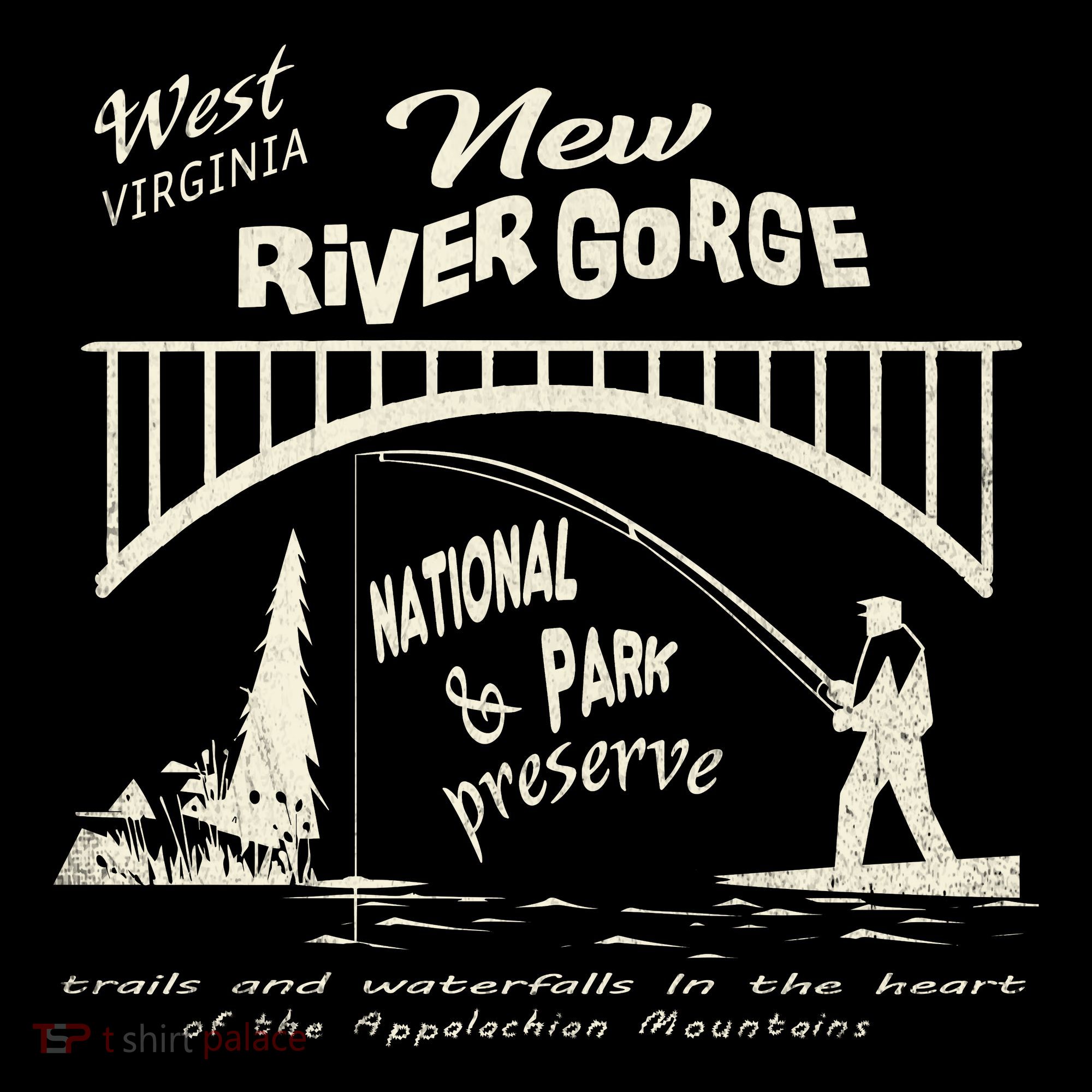 New River Gorge Appalachian Mountains Women's Hoodie