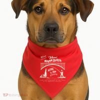 New River Gorge Appalachian Mountains USA-Made Doggie Bandana thumb 1