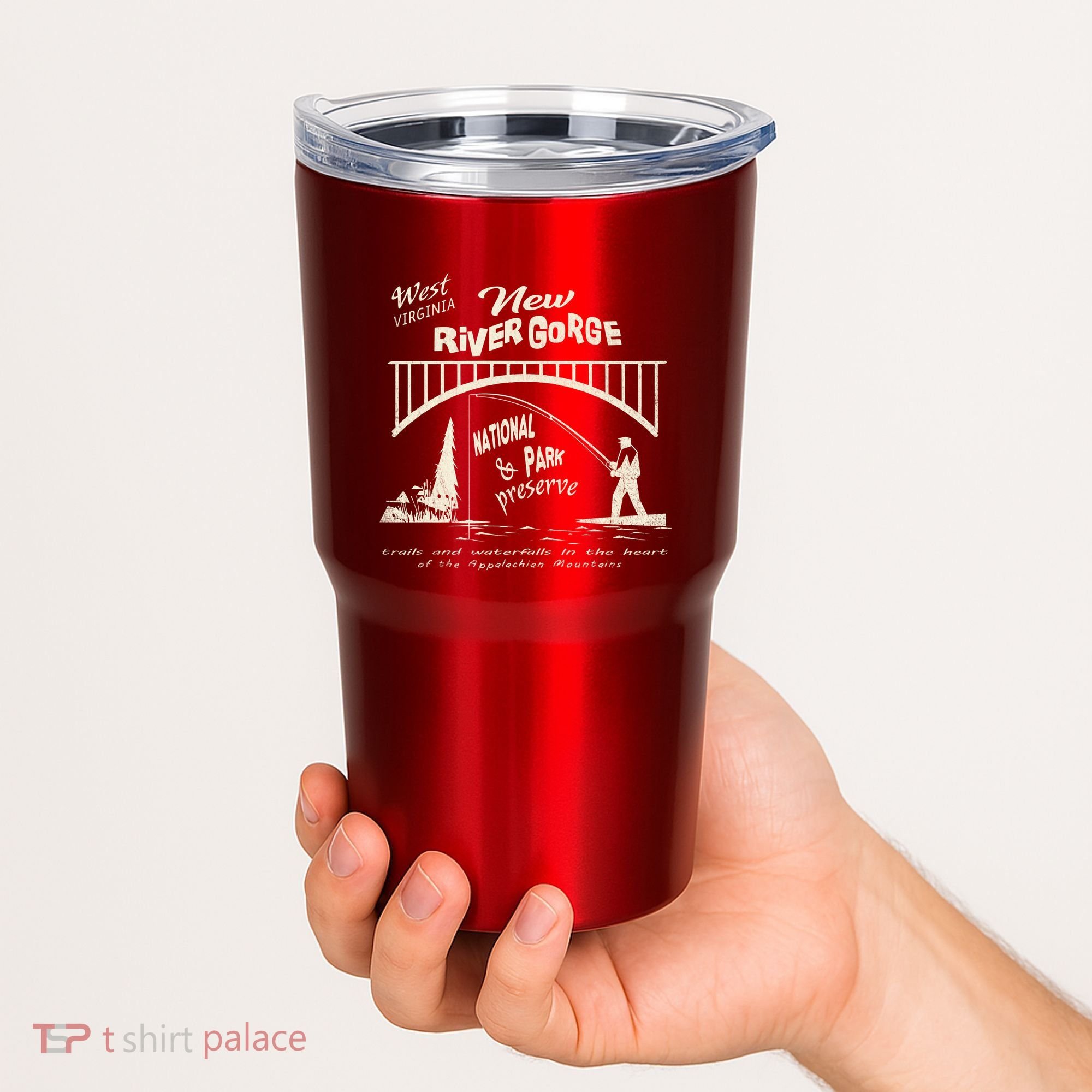New River Gorge Appalachian Mountains Tumbler
