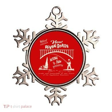 New River Gorge Appalachian Mountains Ornament